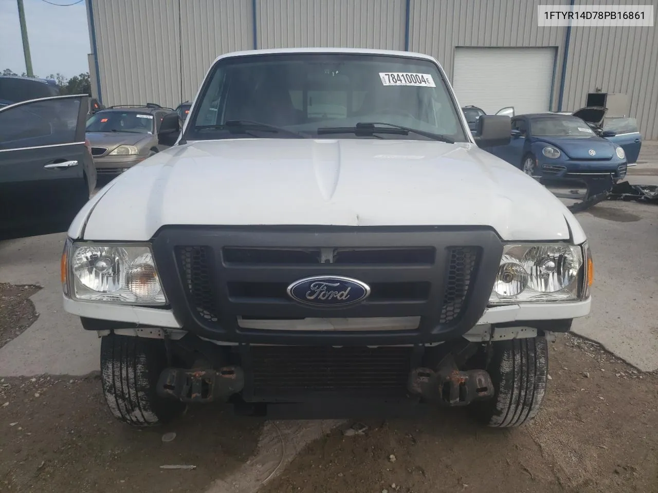 2008 Ford Ranger Super Cab VIN: 1FTYR14D78PB16861 Lot: 78410004