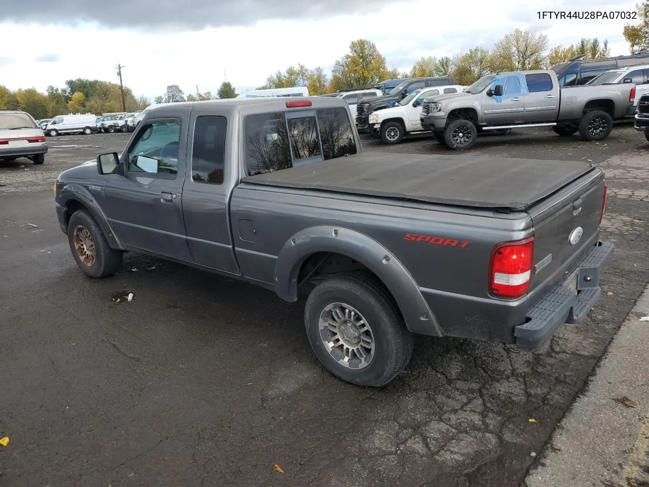 2008 Ford Ranger Super Cab VIN: 1FTYR44U28PA07032 Lot: 79337874