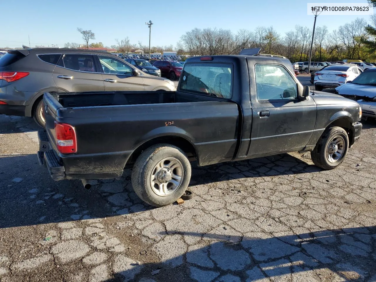 2008 Ford Ranger VIN: 1FTYR10D08PA78623 Lot: 79808074