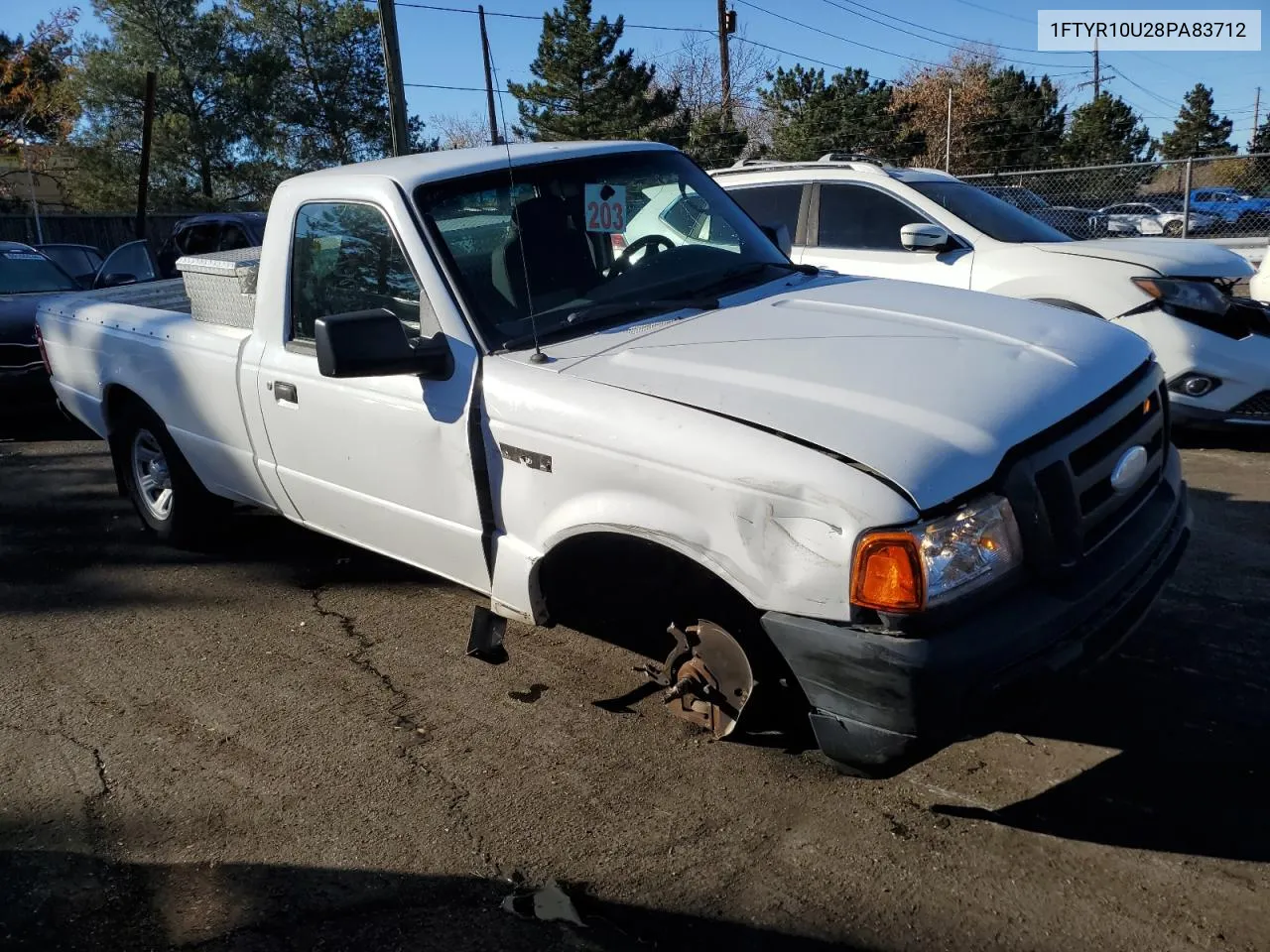 2008 Ford Ranger VIN: 1FTYR10U28PA83712 Lot: 79872134