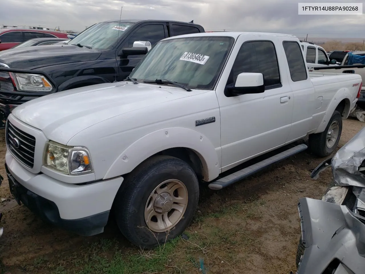 2008 Ford Ranger Super Cab VIN: 1FTYR14U88PA90268 Lot: 81365463