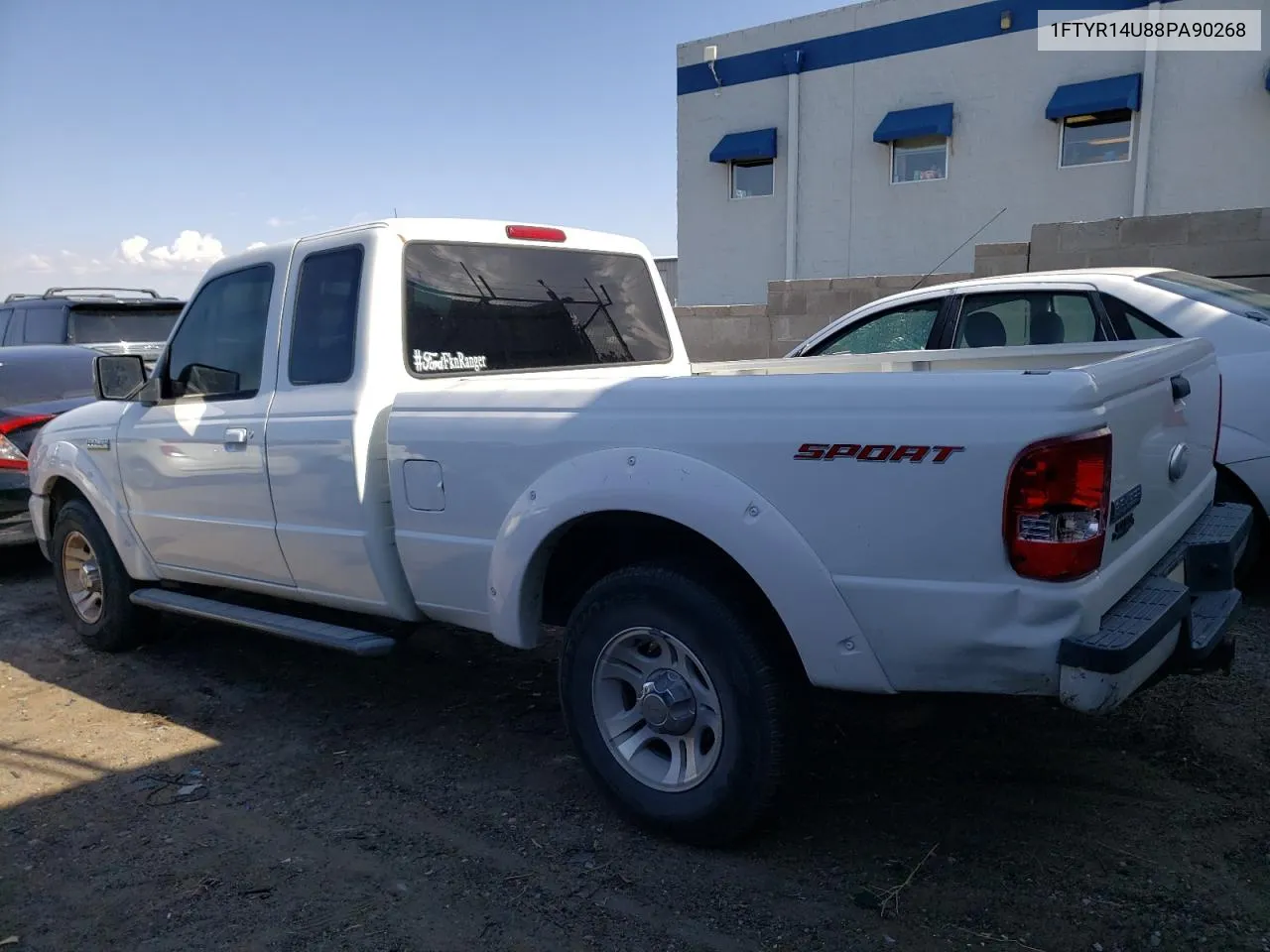 2008 Ford Ranger Super Cab VIN: 1FTYR14U88PA90268 Lot: 81365463