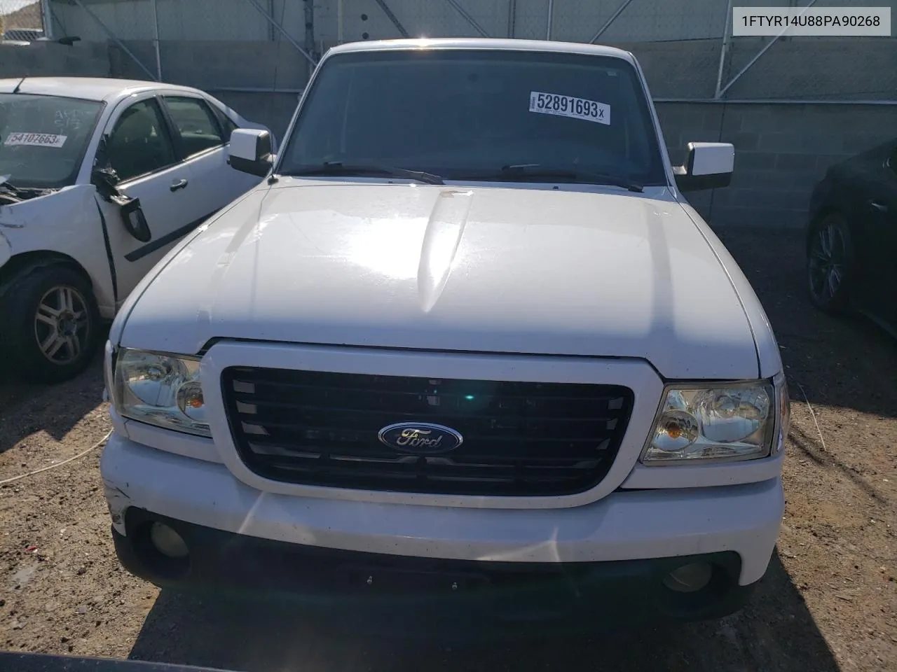 2008 Ford Ranger Super Cab VIN: 1FTYR14U88PA90268 Lot: 81365463