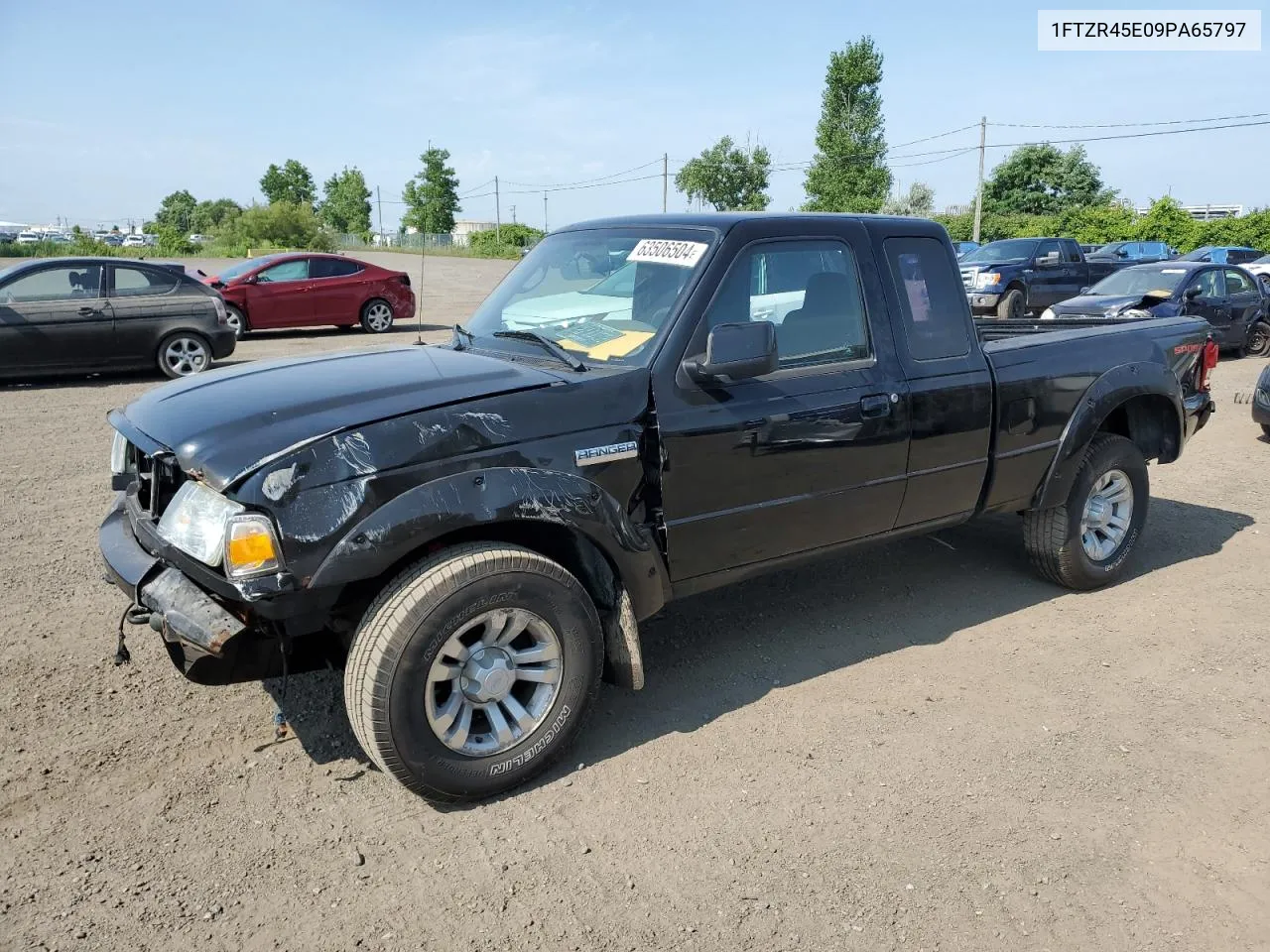 2009 Ford Ranger Super Cab VIN: 1FTZR45E09PA65797 Lot: 63506504