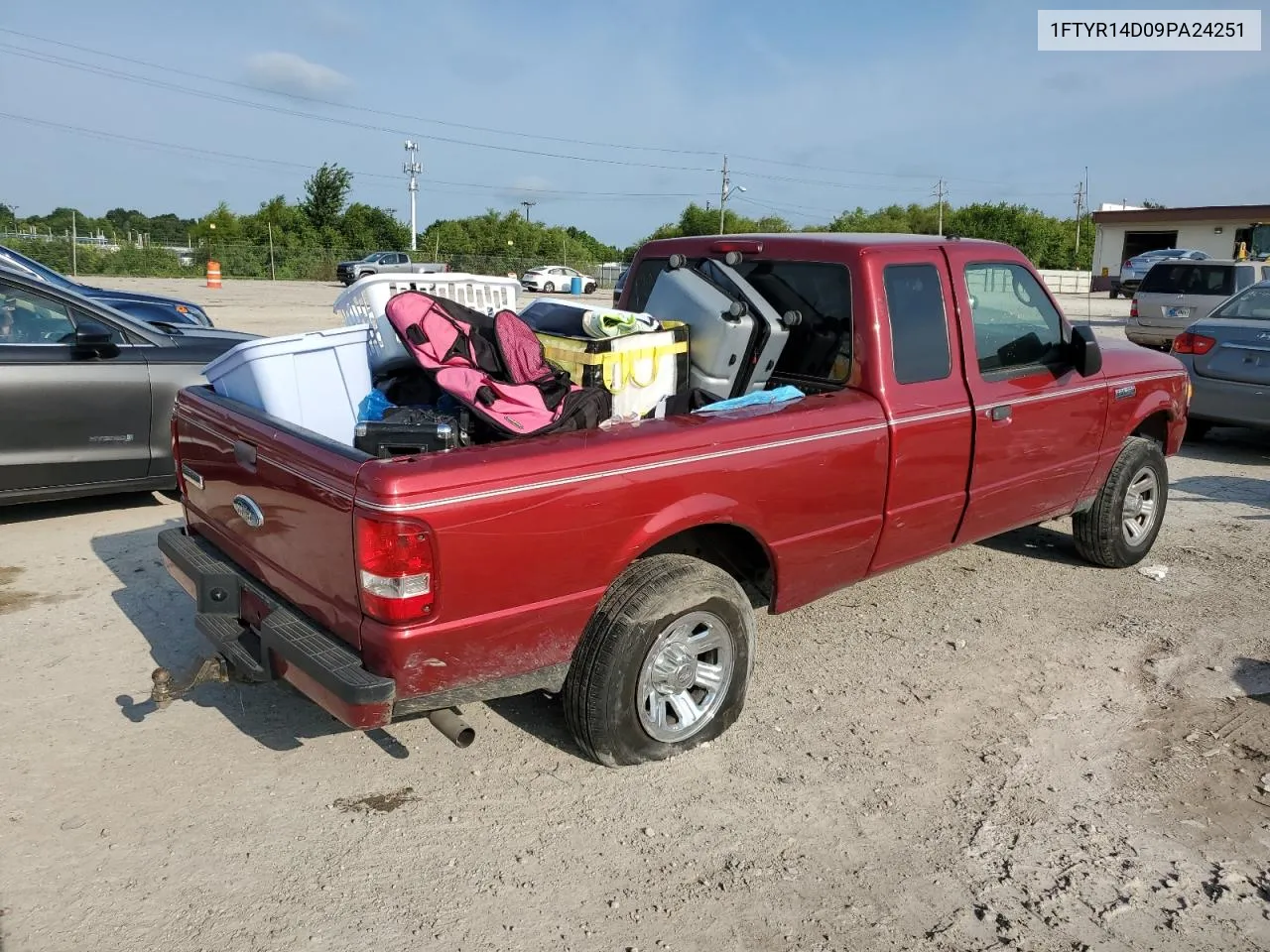 2009 Ford Ranger Super Cab VIN: 1FTYR14D09PA24251 Lot: 65409814