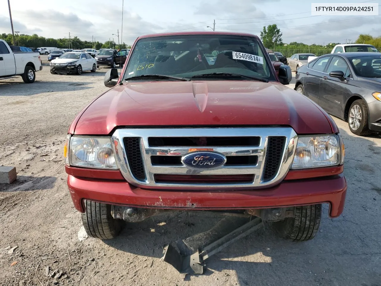 2009 Ford Ranger Super Cab VIN: 1FTYR14D09PA24251 Lot: 65409814