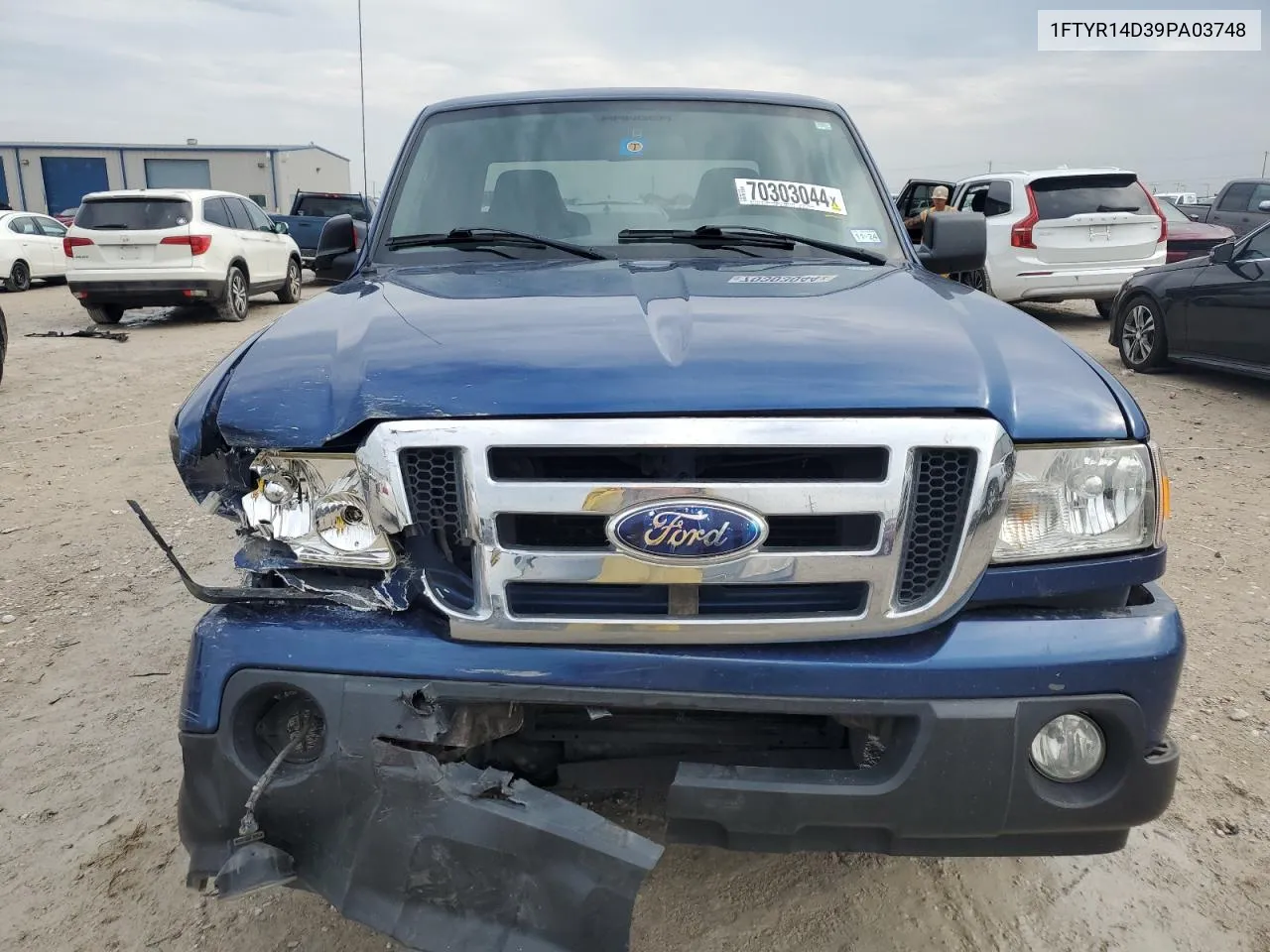 2009 Ford Ranger Super Cab VIN: 1FTYR14D39PA03748 Lot: 70303044