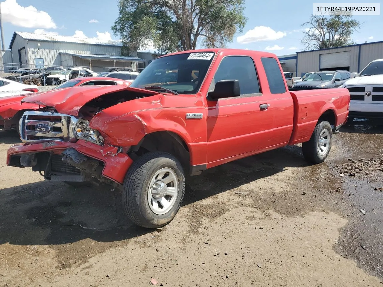 2009 Ford Ranger Super Cab VIN: 1FTYR44E19PA20221 Lot: 70408464