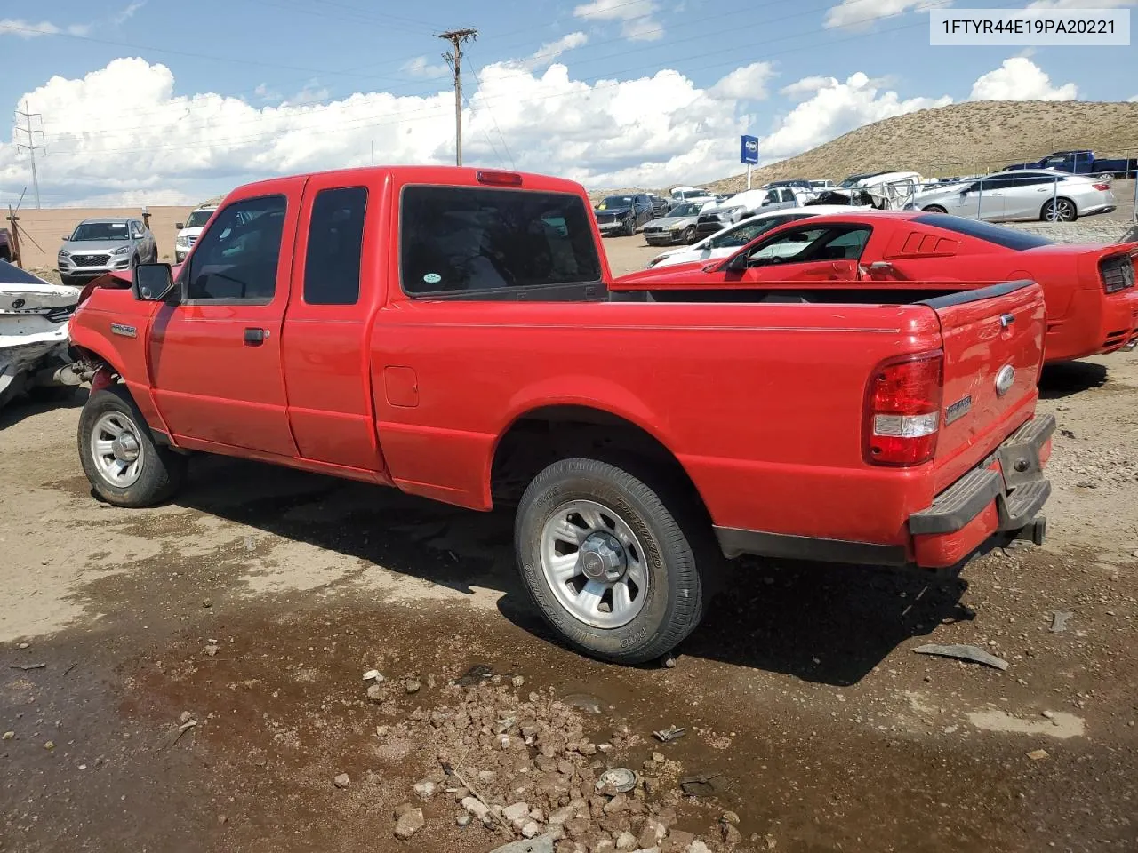 2009 Ford Ranger Super Cab VIN: 1FTYR44E19PA20221 Lot: 70408464