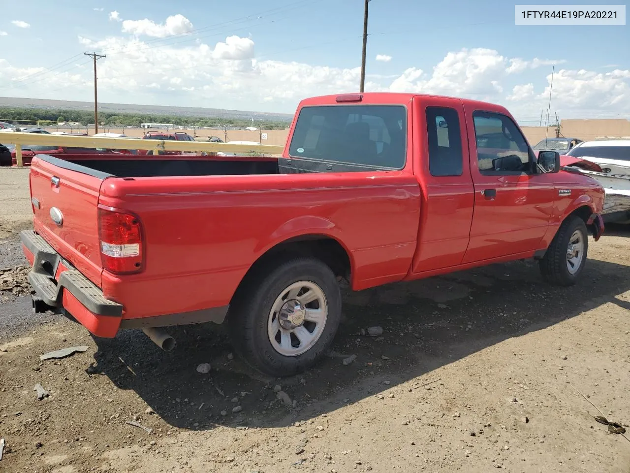 2009 Ford Ranger Super Cab VIN: 1FTYR44E19PA20221 Lot: 70408464