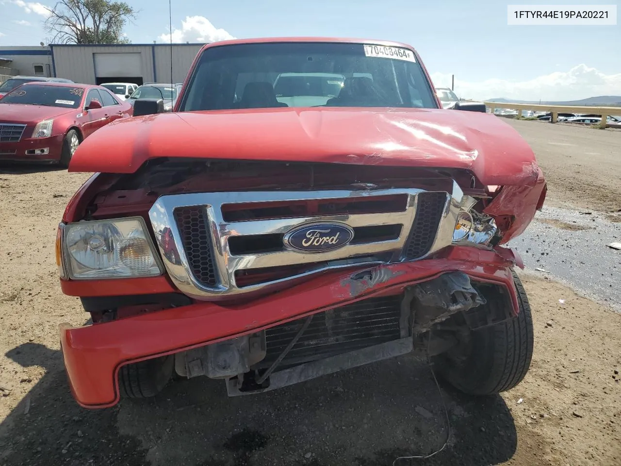 2009 Ford Ranger Super Cab VIN: 1FTYR44E19PA20221 Lot: 70408464