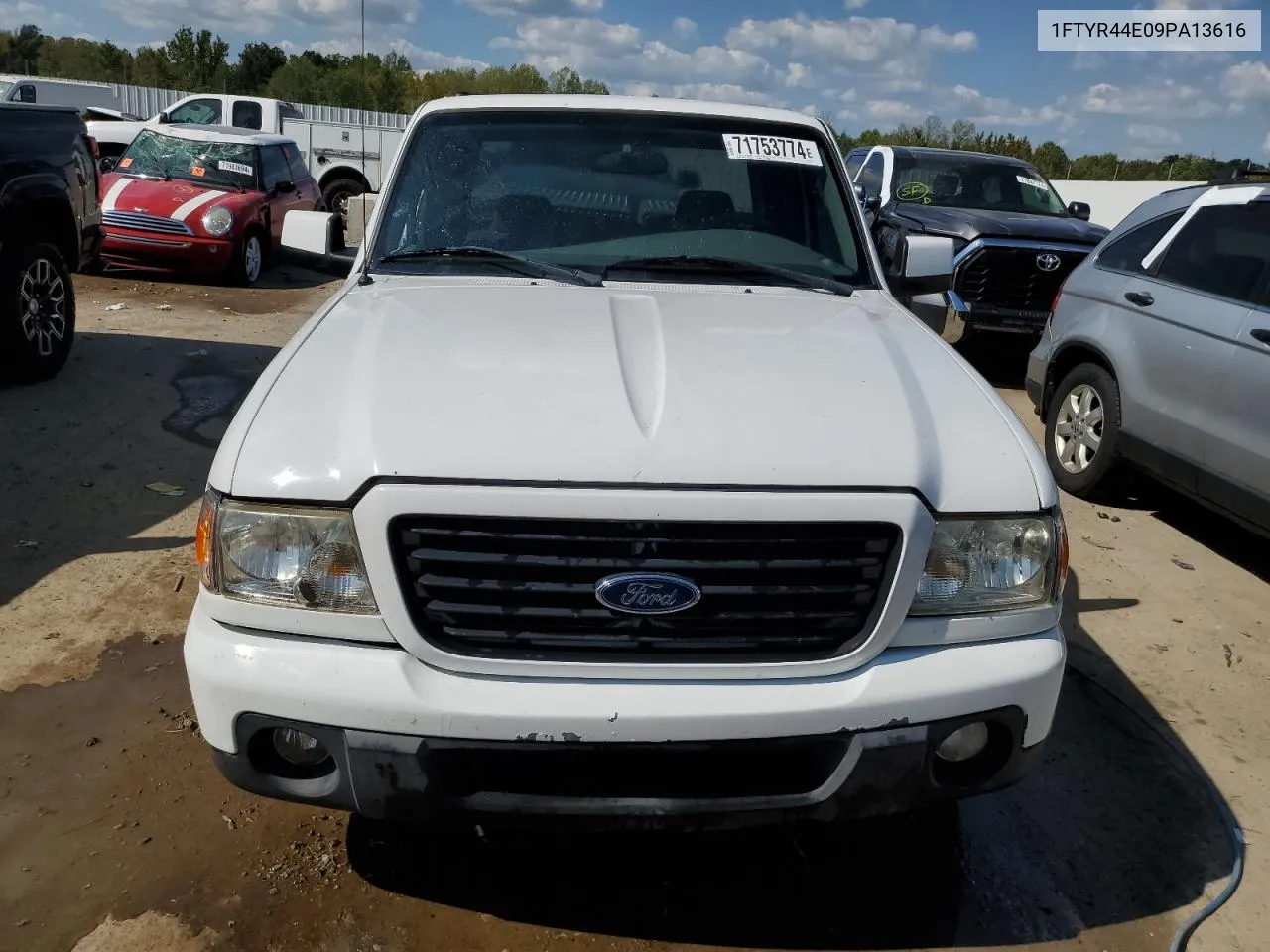 2009 Ford Ranger Super Cab VIN: 1FTYR44E09PA13616 Lot: 71753774