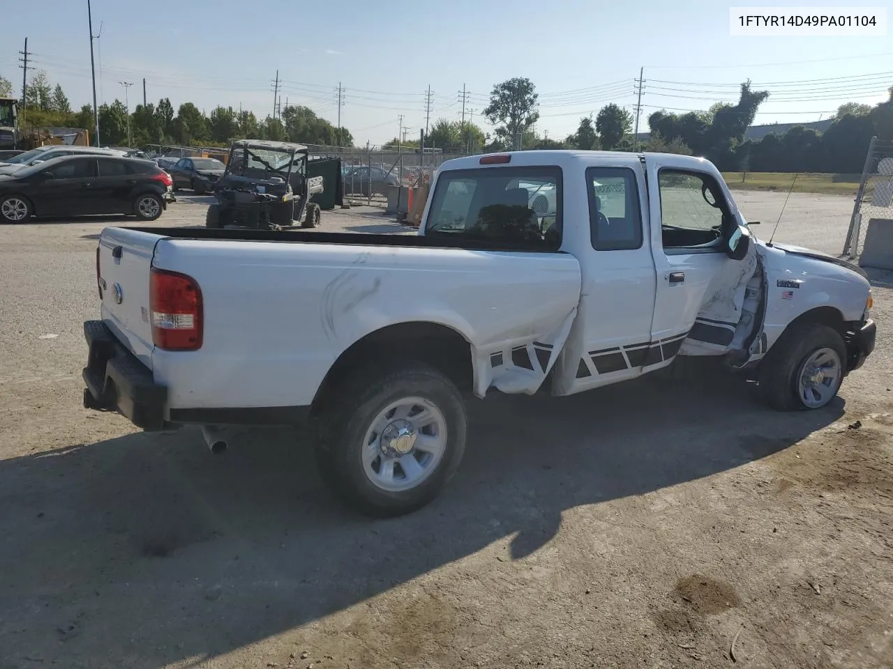 2009 Ford Ranger Super Cab VIN: 1FTYR14D49PA01104 Lot: 72276334