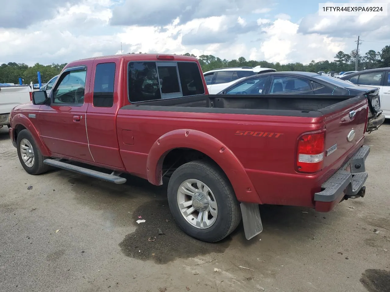 2009 Ford Ranger Super Cab VIN: 1FTYR44EX9PA69224 Lot: 72455504