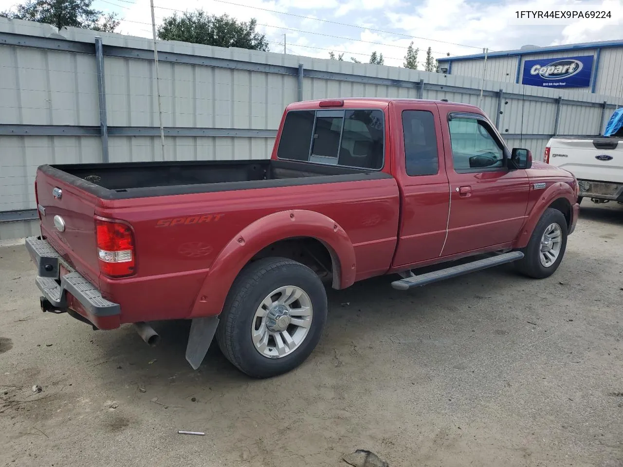 2009 Ford Ranger Super Cab VIN: 1FTYR44EX9PA69224 Lot: 72455504