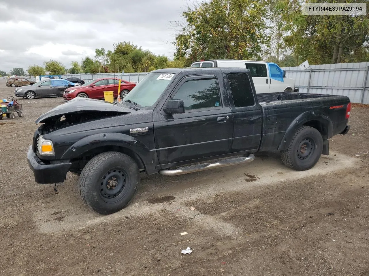 2009 Ford Ranger Super Cab VIN: 1FTYR44E39PA29194 Lot: 72547154