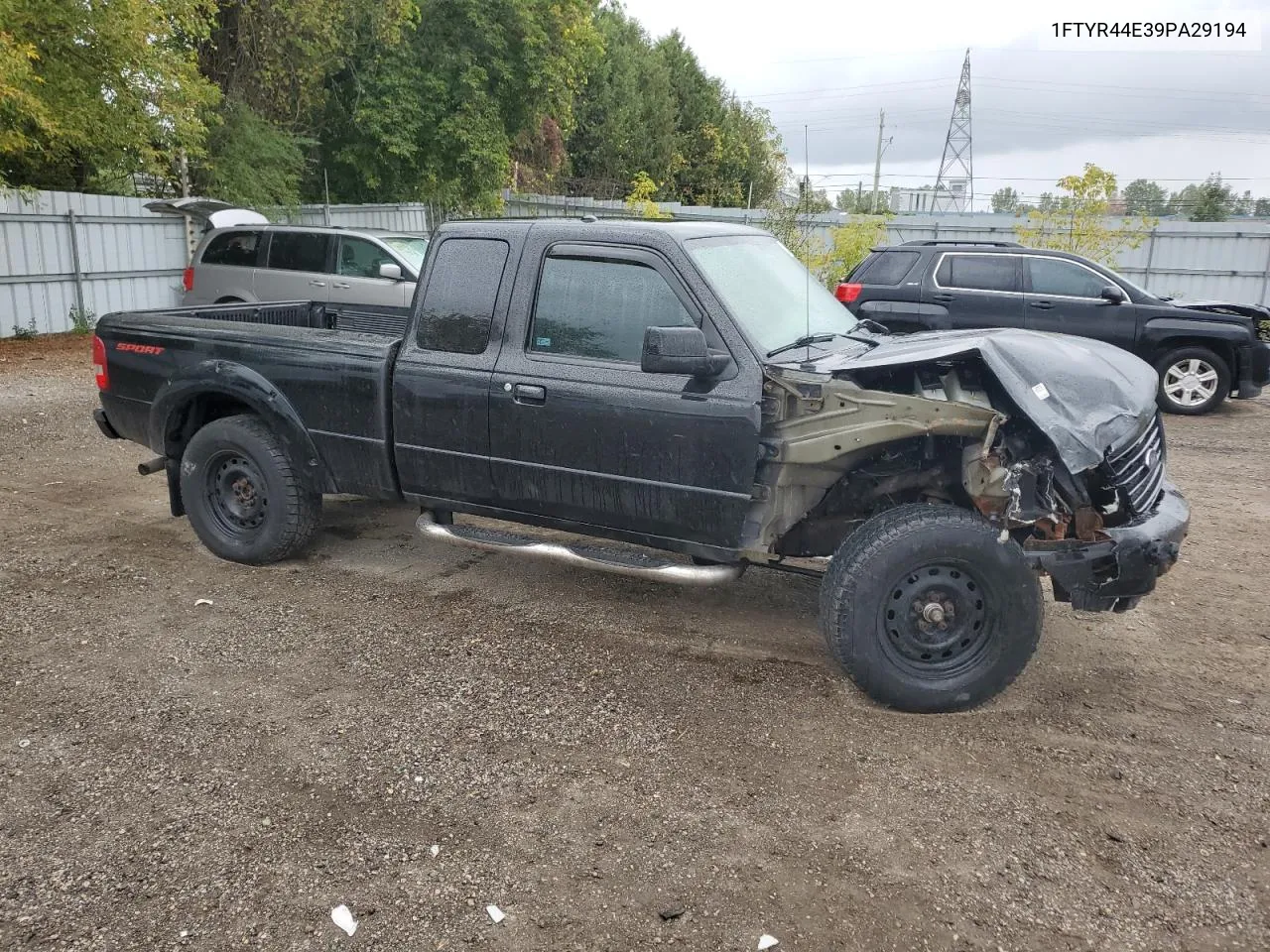 2009 Ford Ranger Super Cab VIN: 1FTYR44E39PA29194 Lot: 72547154