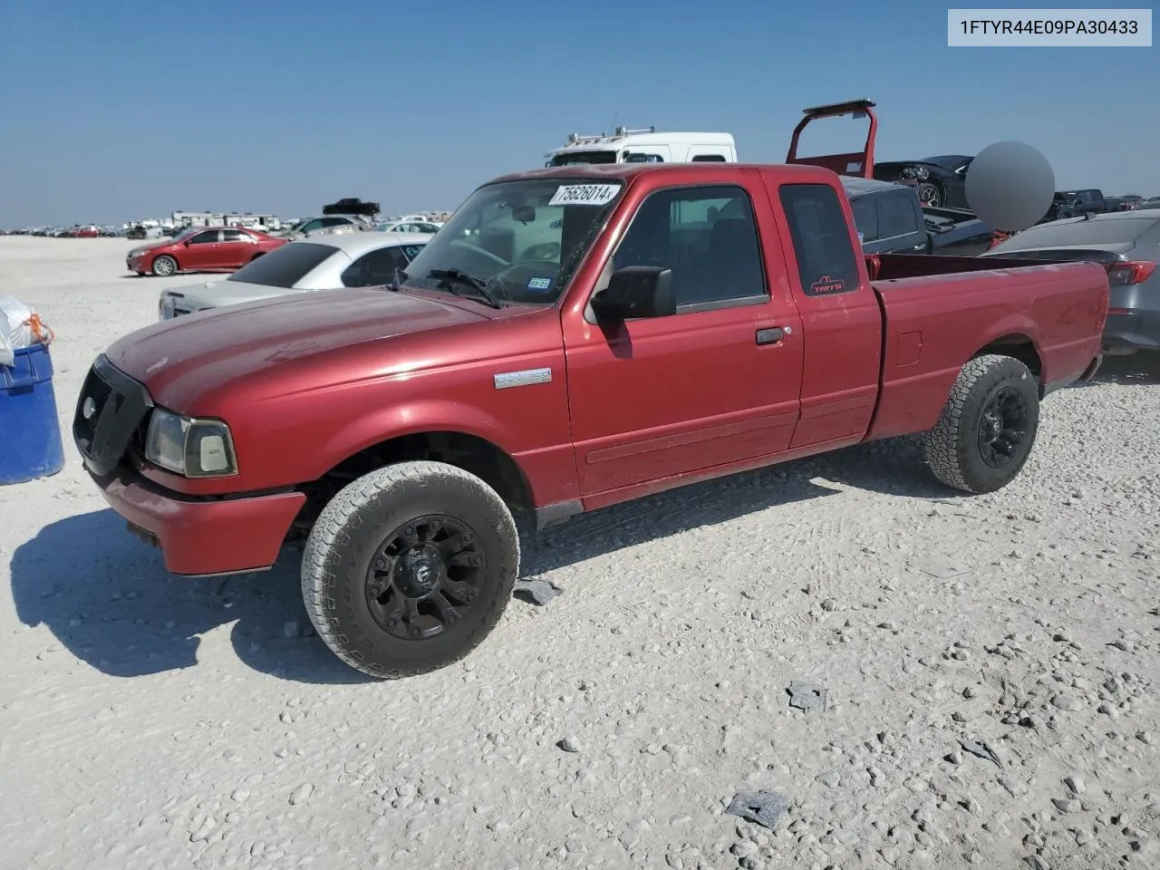 2009 Ford Ranger Super Cab VIN: 1FTYR44E09PA30433 Lot: 75626014