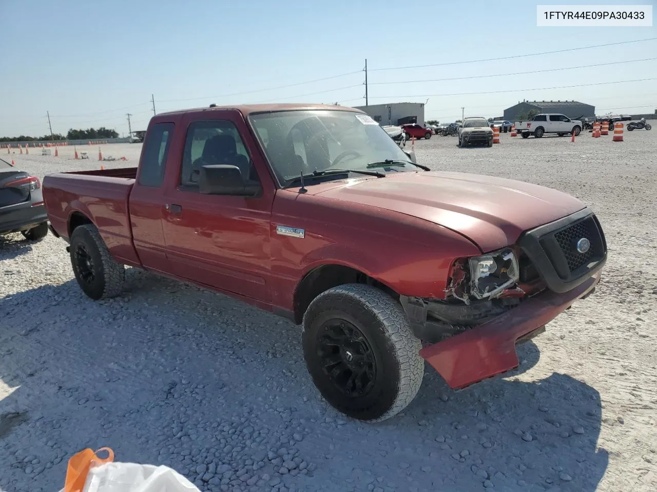 2009 Ford Ranger Super Cab VIN: 1FTYR44E09PA30433 Lot: 75626014