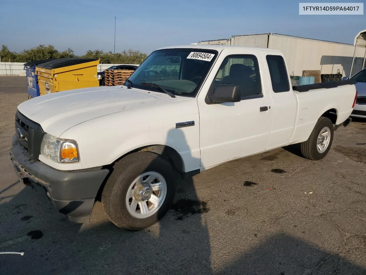 2009 Ford Ranger Super Cab VIN: 1FTYR14D59PA64017 Lot: 80694504