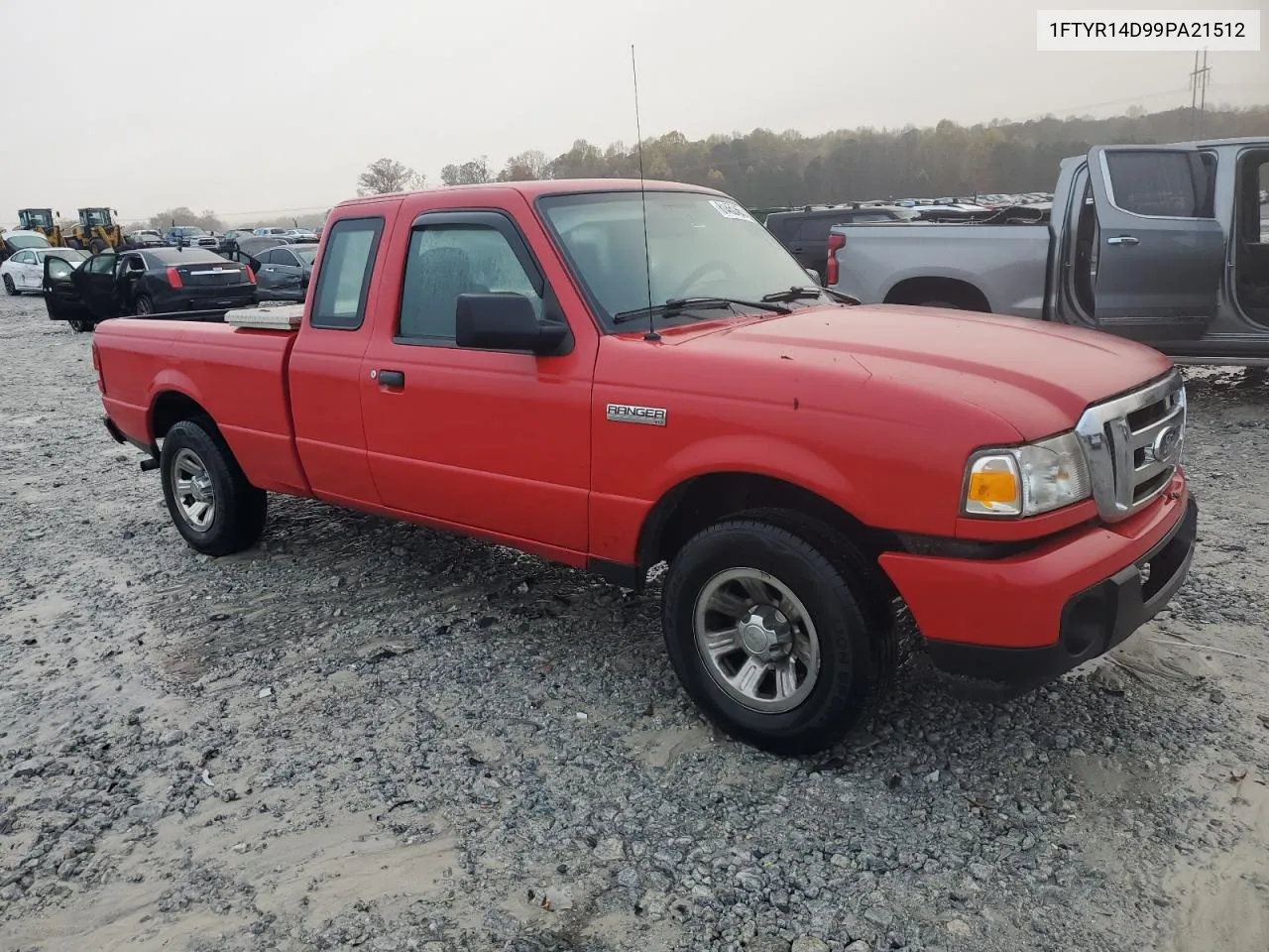 2009 Ford Ranger Super Cab VIN: 1FTYR14D99PA21512 Lot: 81452464