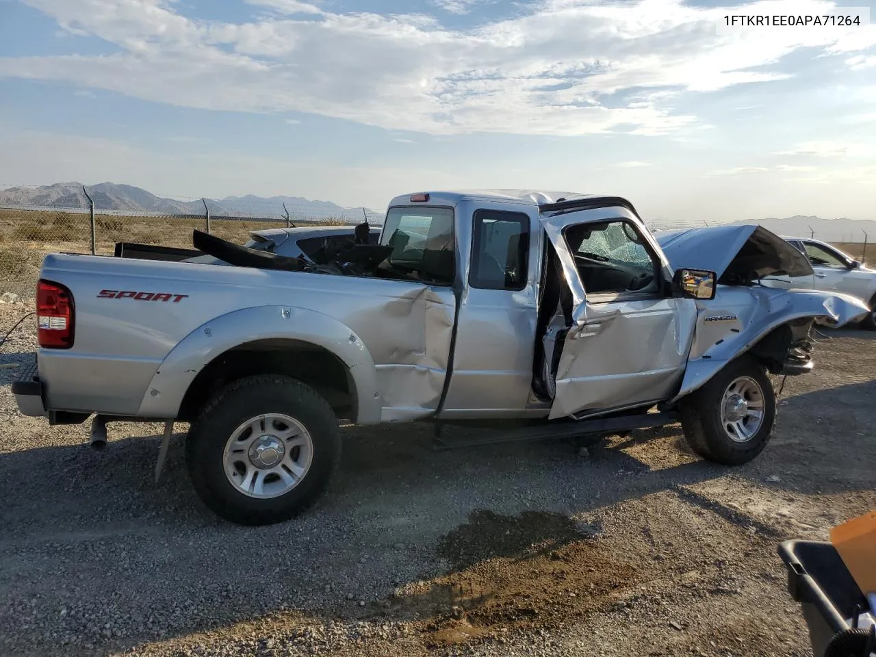 2010 Ford Ranger Super Cab VIN: 1FTKR1EE0APA71264 Lot: 62302754