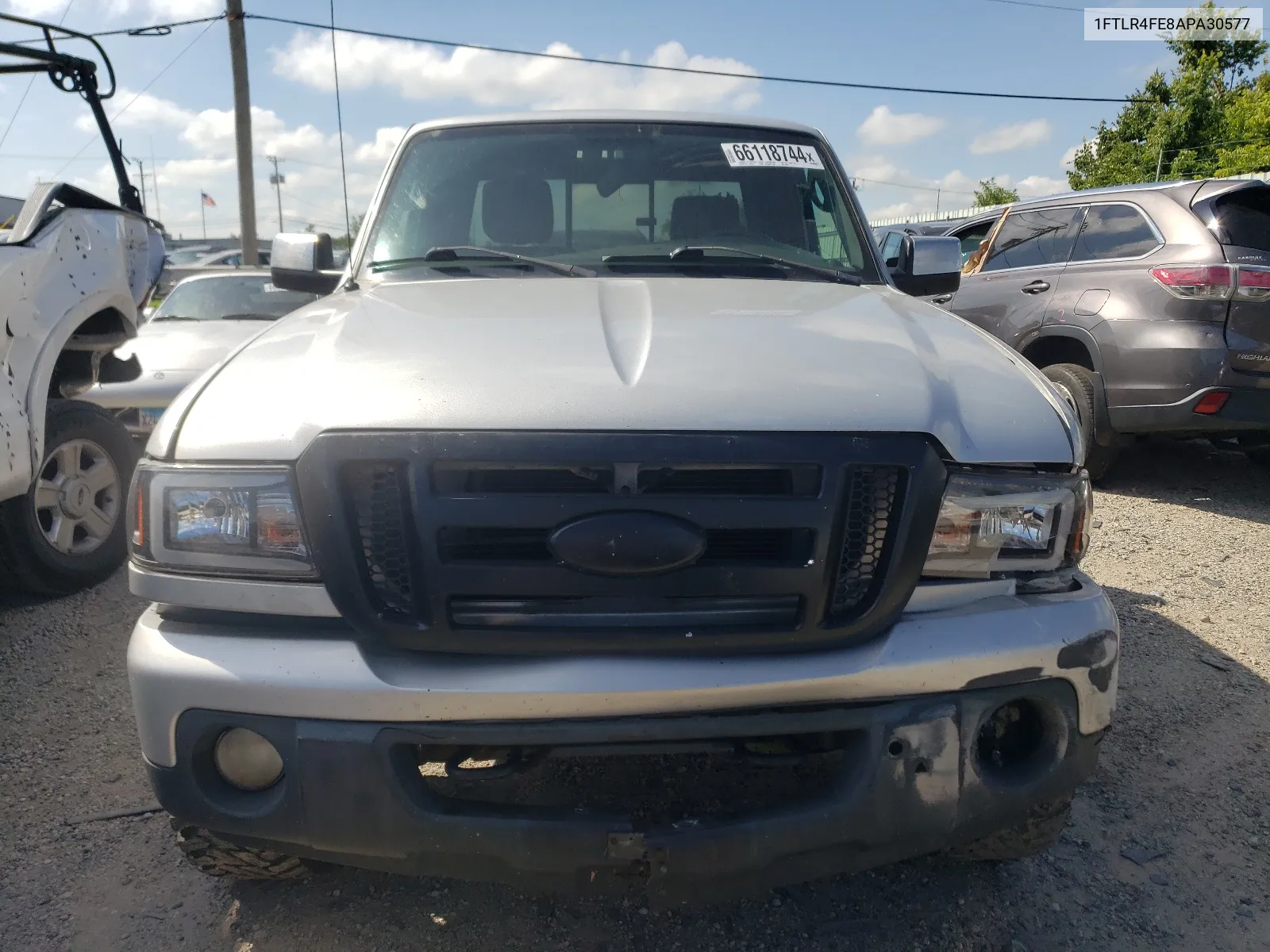 2010 Ford Ranger Super Cab VIN: 1FTLR4FE8APA30577 Lot: 66118744