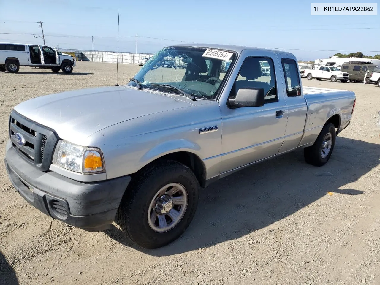 2010 Ford Ranger Super Cab VIN: 1FTKR1ED7APA22862 Lot: 69866264