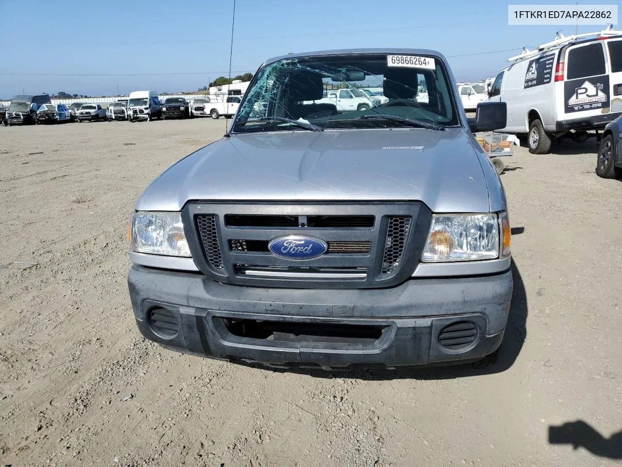 2010 Ford Ranger Super Cab VIN: 1FTKR1ED7APA22862 Lot: 69866264