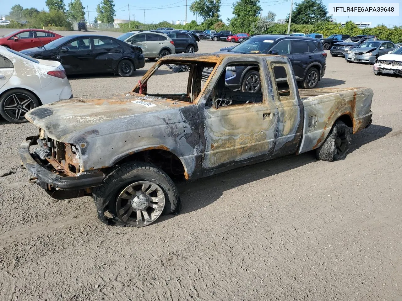 2010 Ford Ranger Super Cab VIN: 1FTLR4FE6APA39648 Lot: 70442784