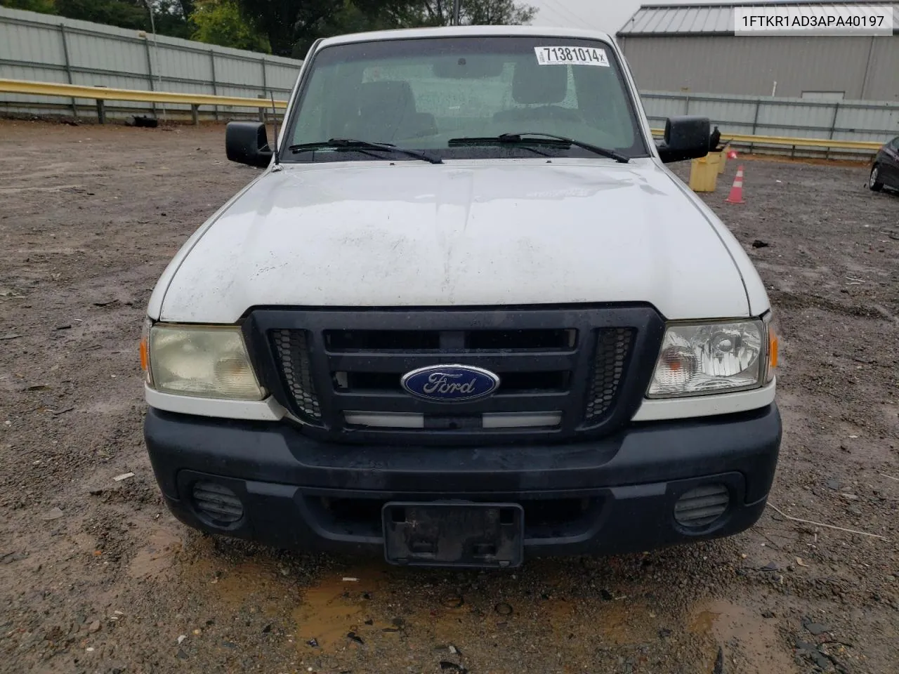 2010 Ford Ranger VIN: 1FTKR1AD3APA40197 Lot: 71381014