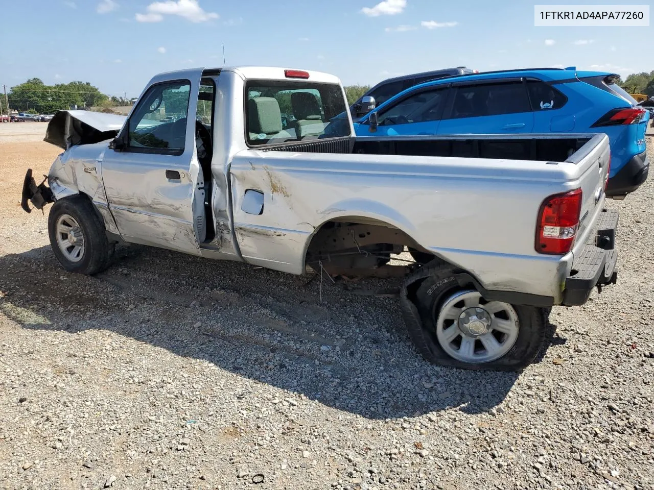 2010 Ford Ranger VIN: 1FTKR1AD4APA77260 Lot: 71602394