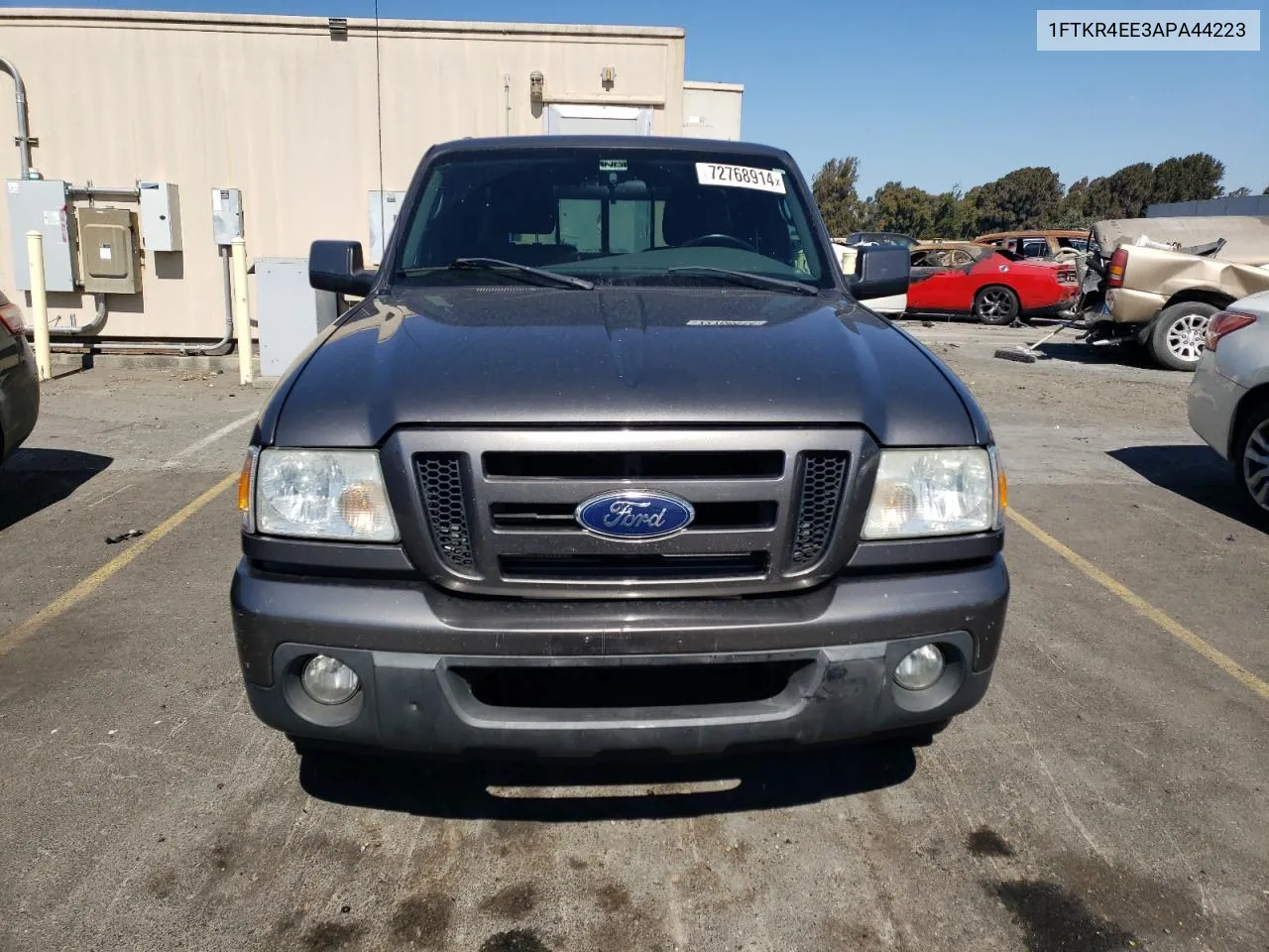 2010 Ford Ranger Super Cab VIN: 1FTKR4EE3APA44223 Lot: 72768914