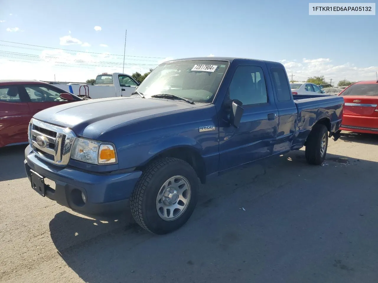 2010 Ford Ranger Super Cab VIN: 1FTKR1ED6APA05132 Lot: 72817904