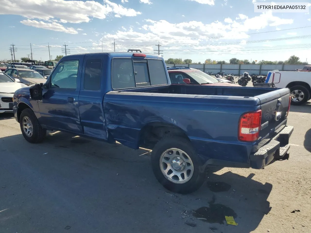 2010 Ford Ranger Super Cab VIN: 1FTKR1ED6APA05132 Lot: 72817904