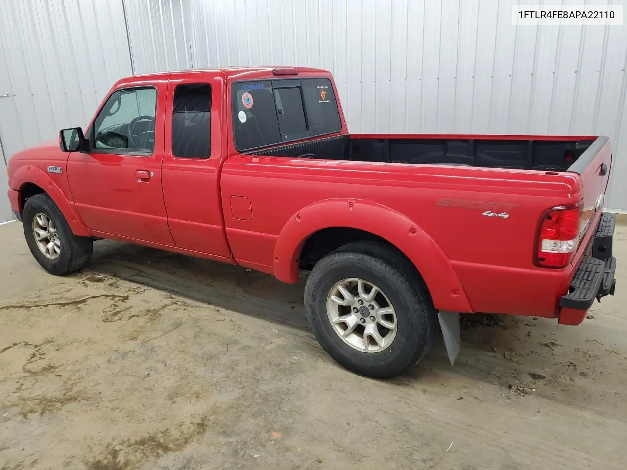 2010 Ford Ranger Super Cab VIN: 1FTLR4FE8APA22110 Lot: 72938654