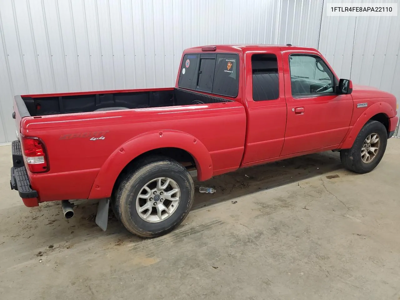 2010 Ford Ranger Super Cab VIN: 1FTLR4FE8APA22110 Lot: 72938654