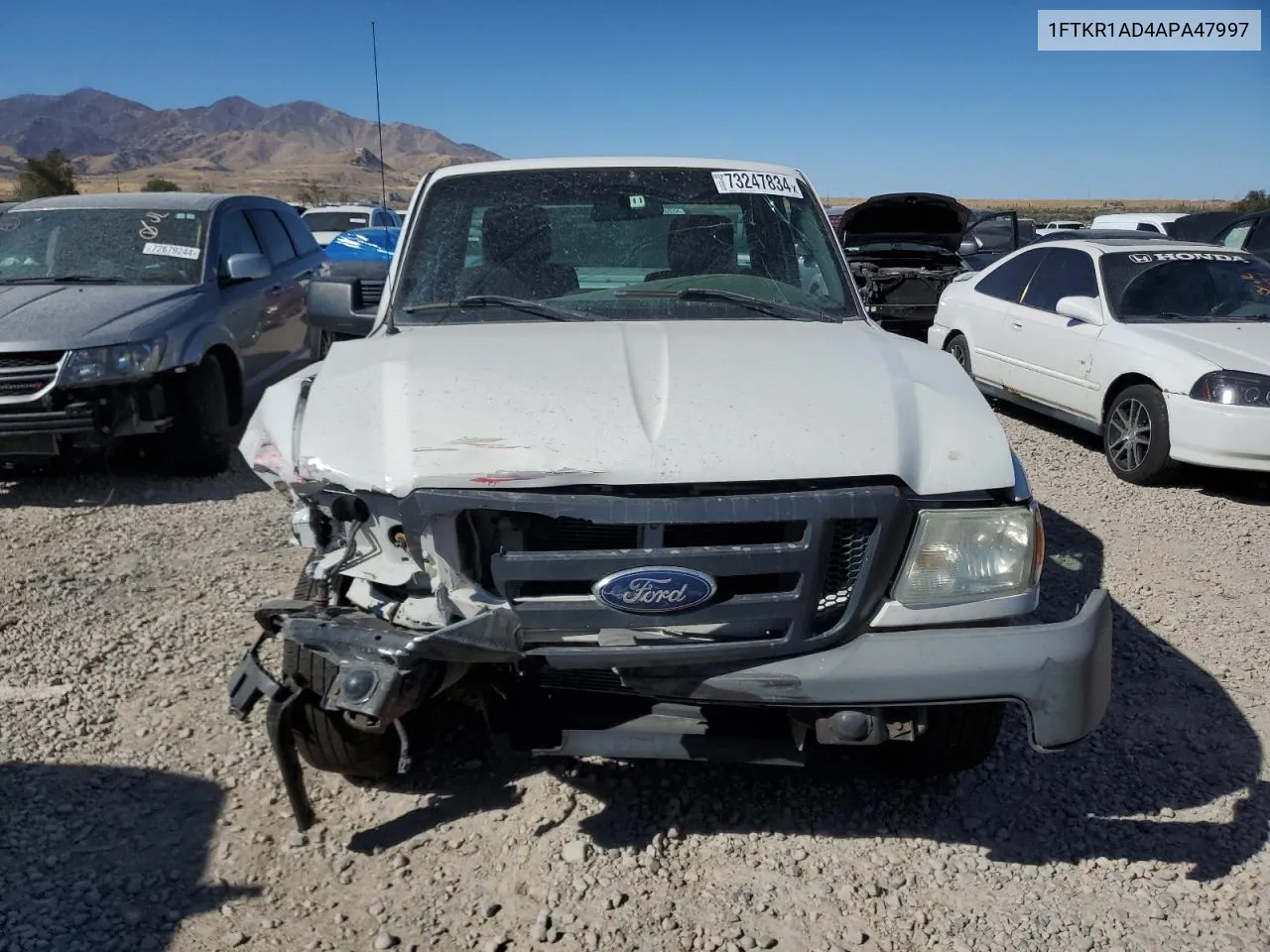 2010 Ford Ranger VIN: 1FTKR1AD4APA47997 Lot: 73247834