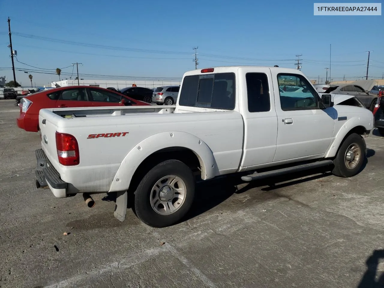 2010 Ford Ranger Super Cab VIN: 1FTKR4EE0APA27444 Lot: 73677774