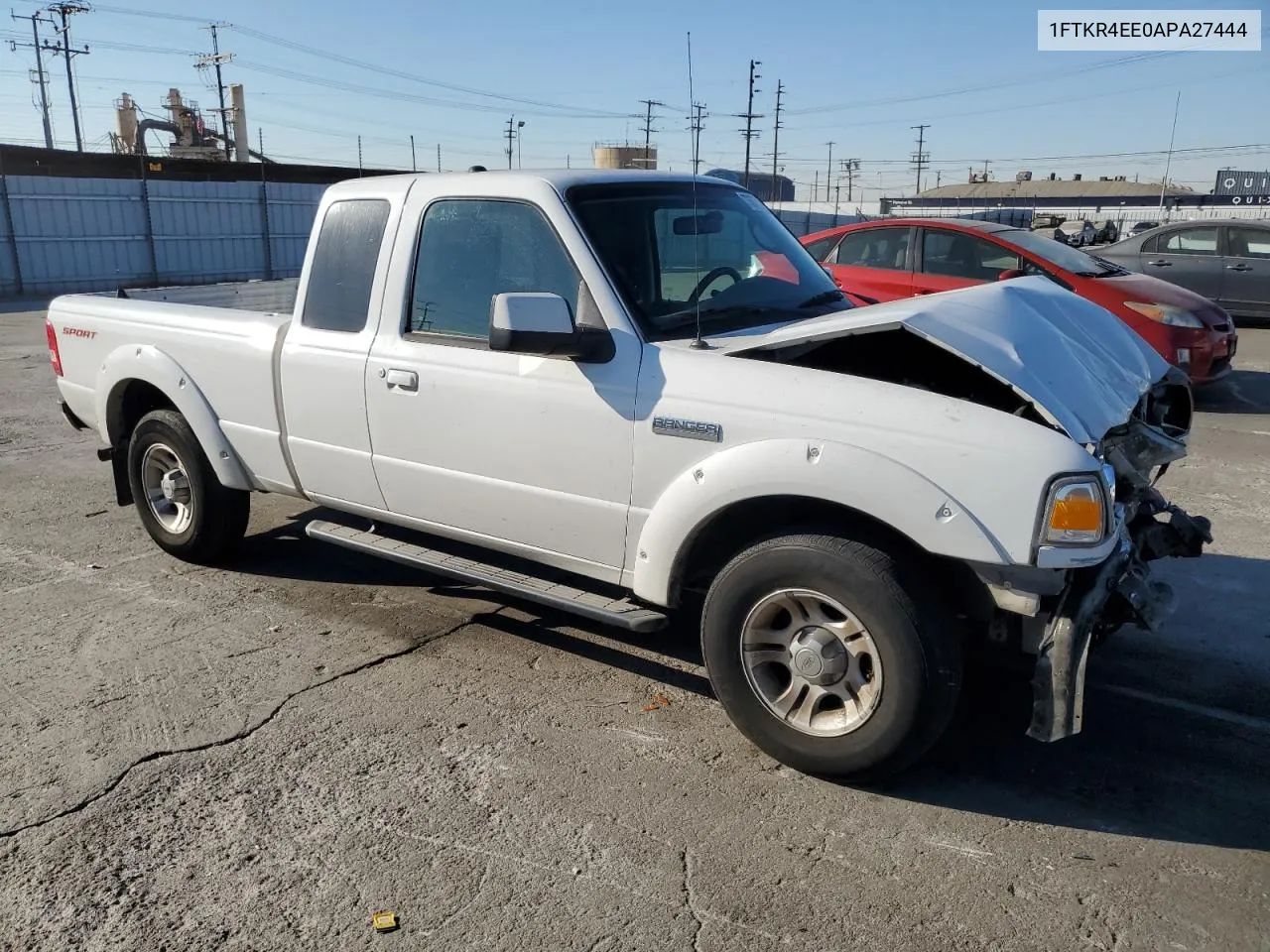 2010 Ford Ranger Super Cab VIN: 1FTKR4EE0APA27444 Lot: 73677774