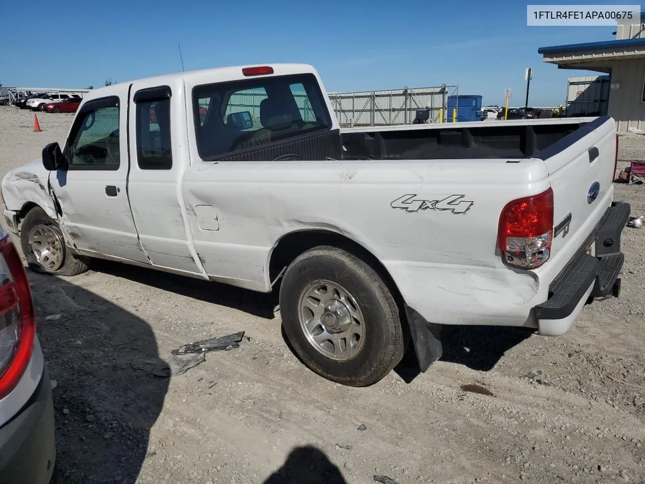 2010 Ford Ranger Super Cab VIN: 1FTLR4FE1APA00675 Lot: 73700144