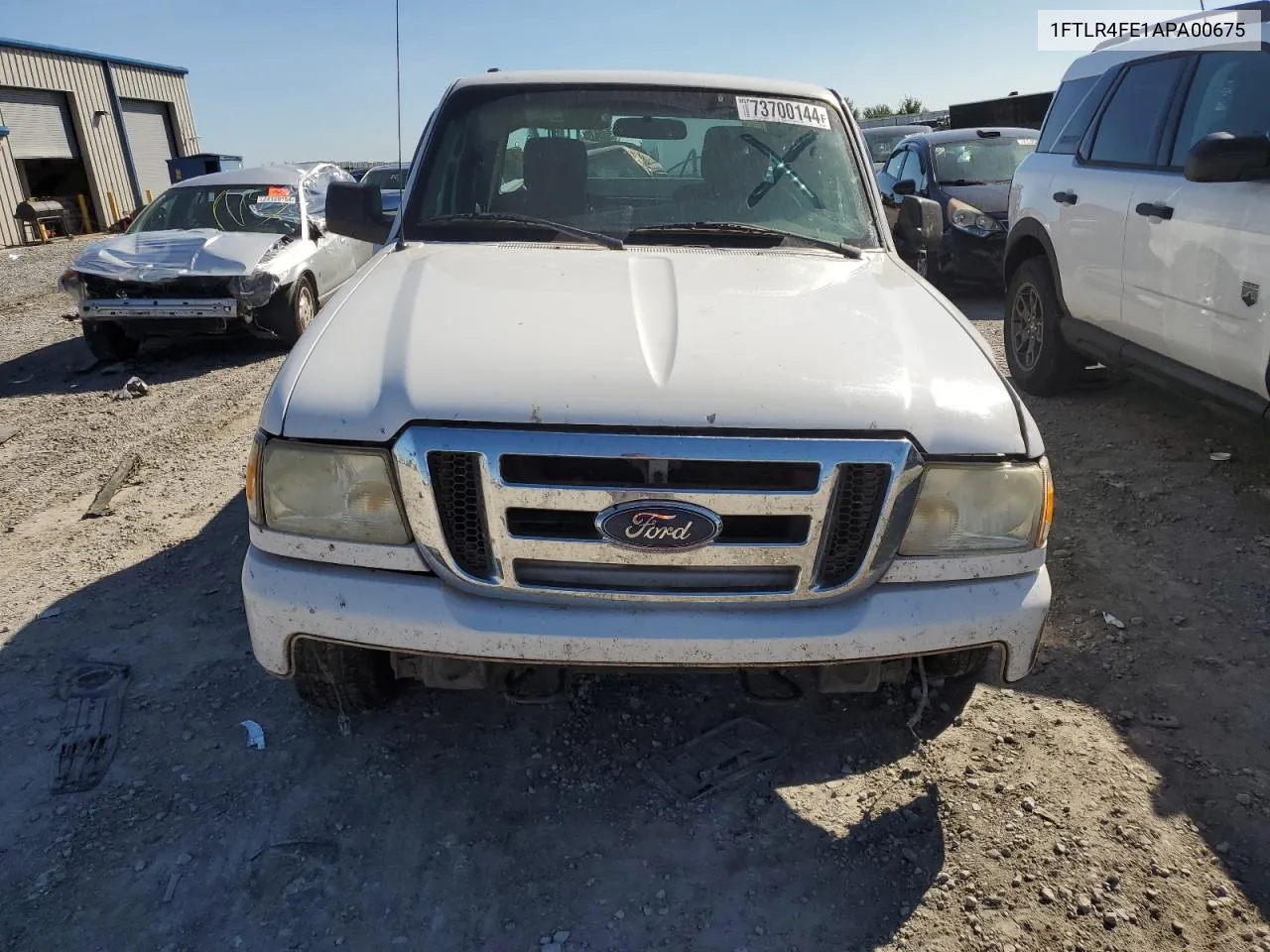 2010 Ford Ranger Super Cab VIN: 1FTLR4FE1APA00675 Lot: 73700144