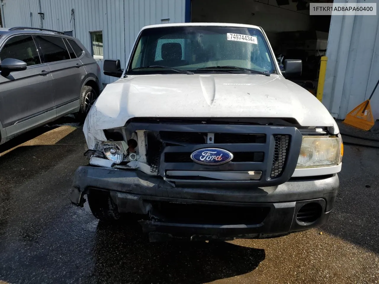 2010 Ford Ranger VIN: 1FTKR1AD8APA60400 Lot: 74974434