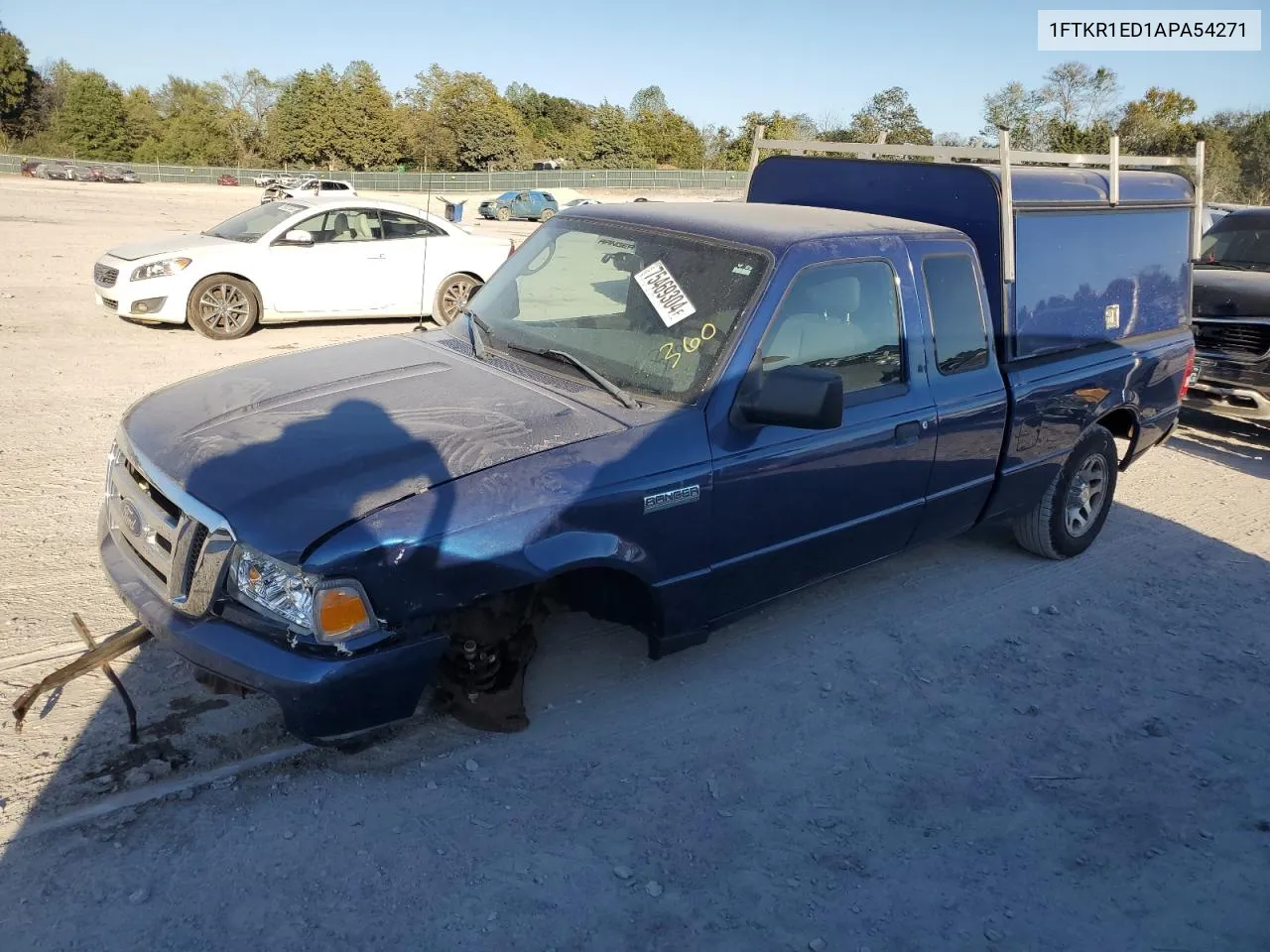 2010 Ford Ranger Super Cab VIN: 1FTKR1ED1APA54271 Lot: 75469304