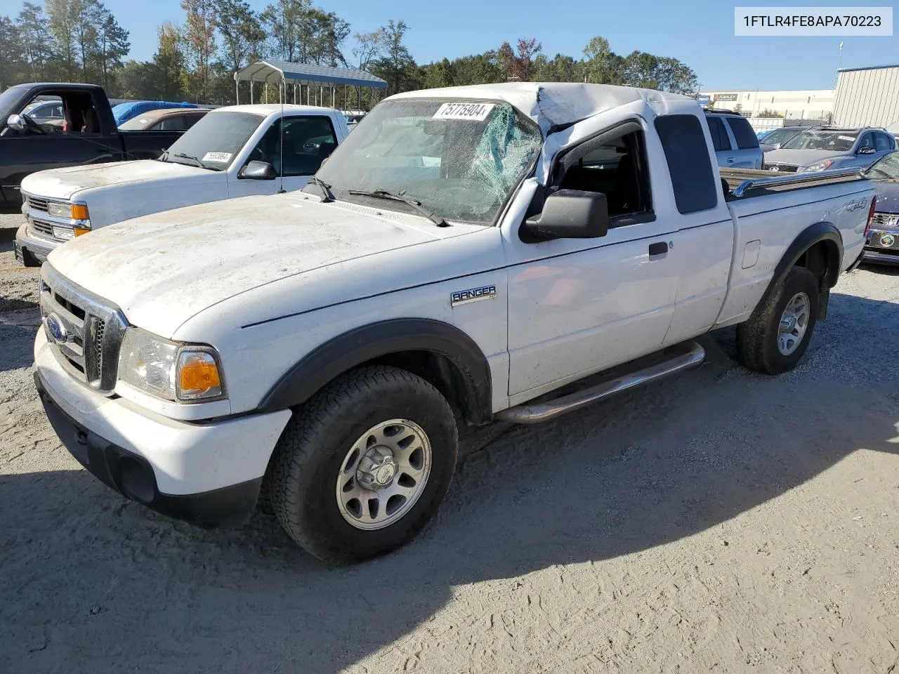 2010 Ford Ranger Super Cab VIN: 1FTLR4FE8APA70223 Lot: 75775904