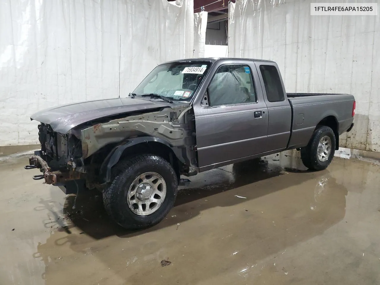 1FTLR4FE6APA15205 2010 Ford Ranger Super Cab