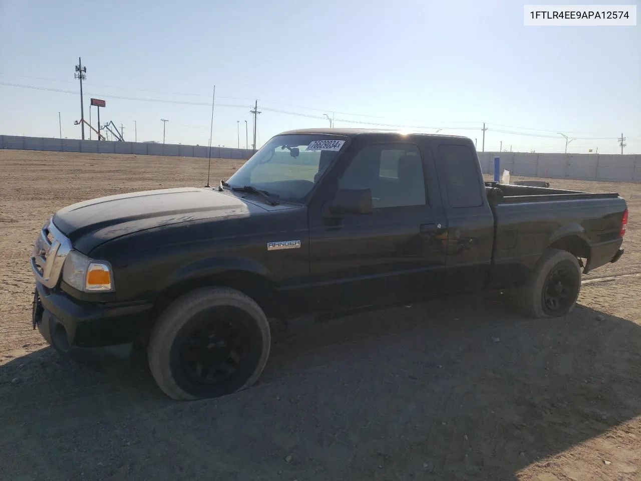 2010 Ford Ranger Super Cab VIN: 1FTLR4EE9APA12574 Lot: 76629034