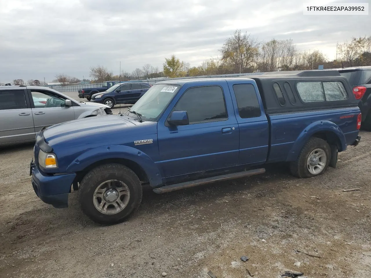 2010 Ford Ranger Super Cab VIN: 1FTKR4EE2APA39952 Lot: 77013174