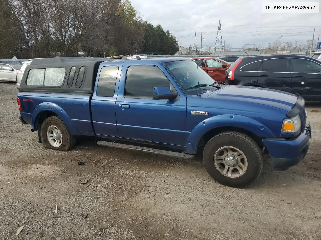 2010 Ford Ranger Super Cab VIN: 1FTKR4EE2APA39952 Lot: 77013174