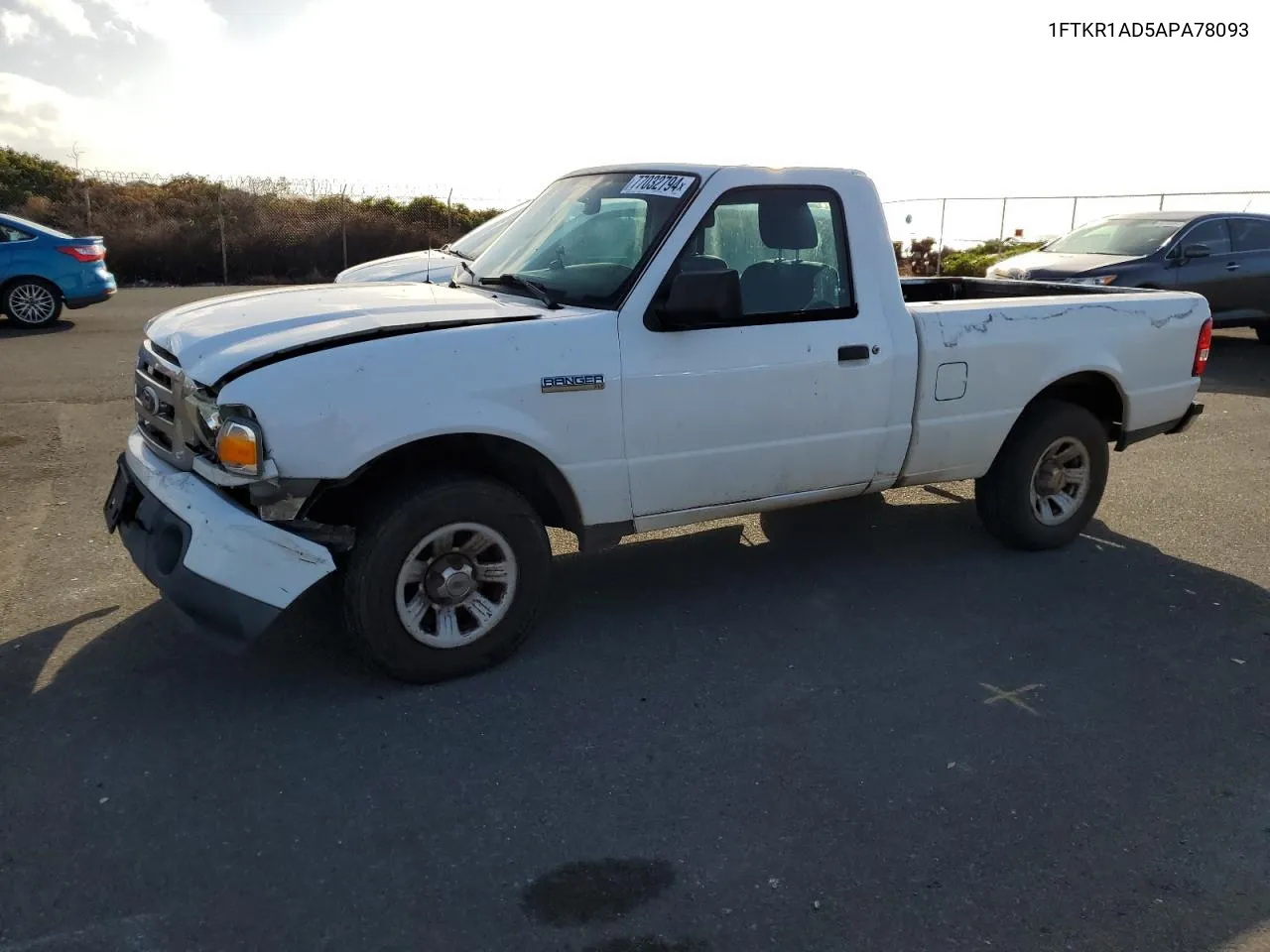 2010 Ford Ranger VIN: 1FTKR1AD5APA78093 Lot: 77032794